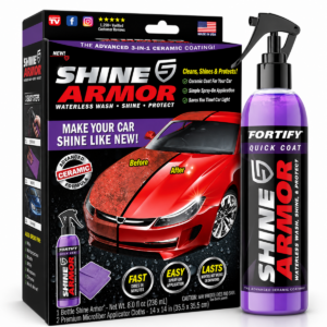 Fortify Quick Coat Shine Armor – Spray Auto Senza Acqua | Lava, Lucida e Protegge in un Solo Passaggio